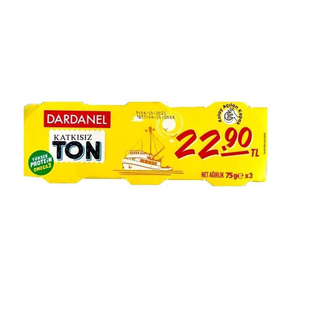 Dardanel Ton Balığı 3'lü 225 Gr
