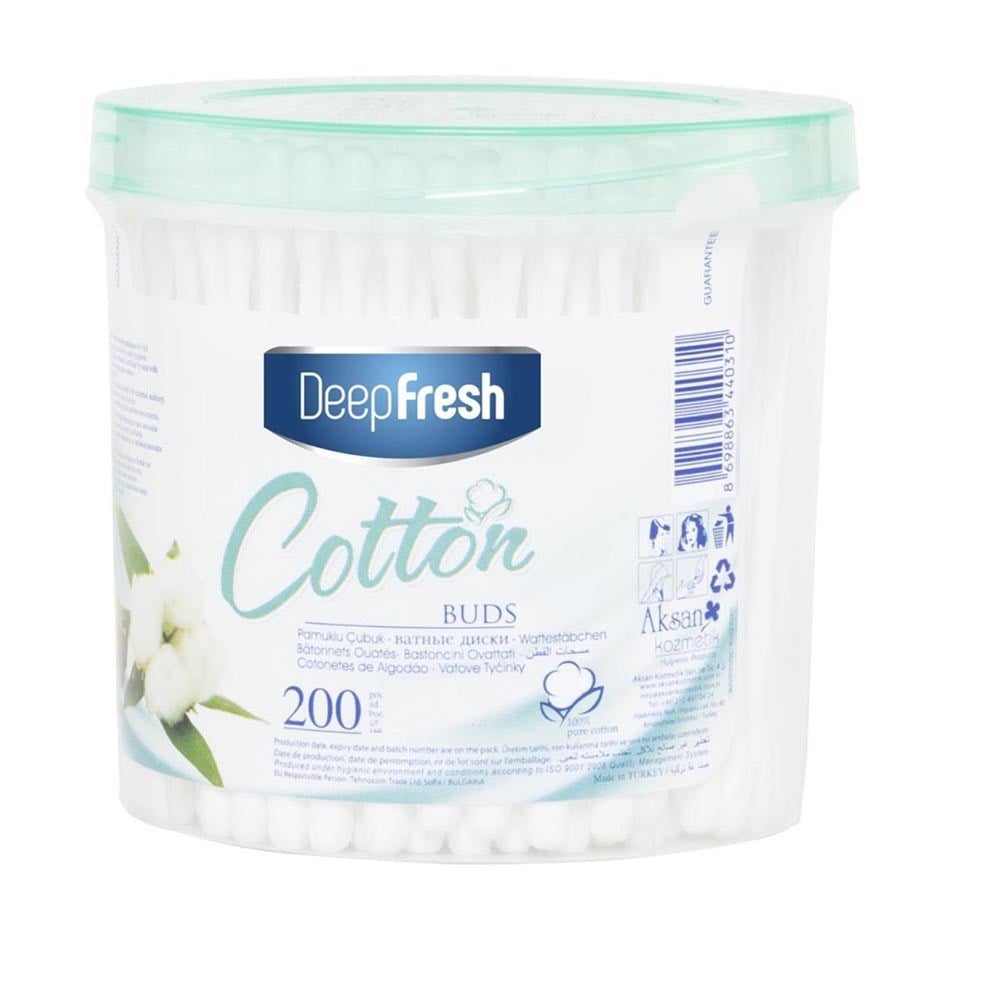 Deep Fresh Kulak Çubuğu 200-lü Cotton Bg
