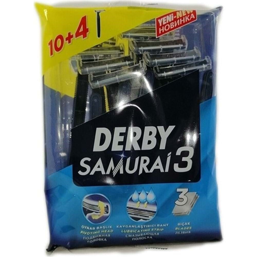 Derby Samurai 3 10+4'lü Bıçak Tekli