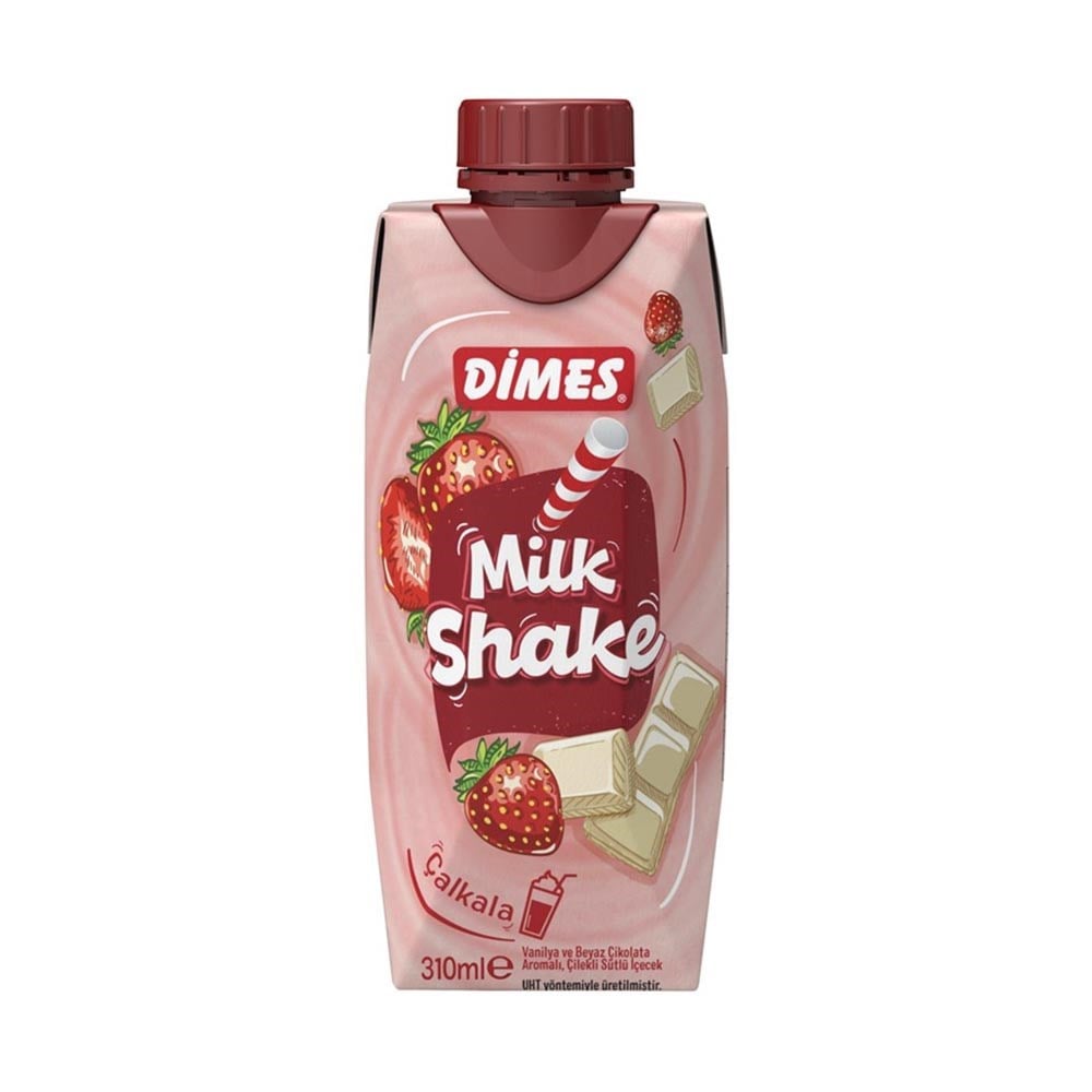 Dimes 310 Ml Milk Shake Çilek Vanilya