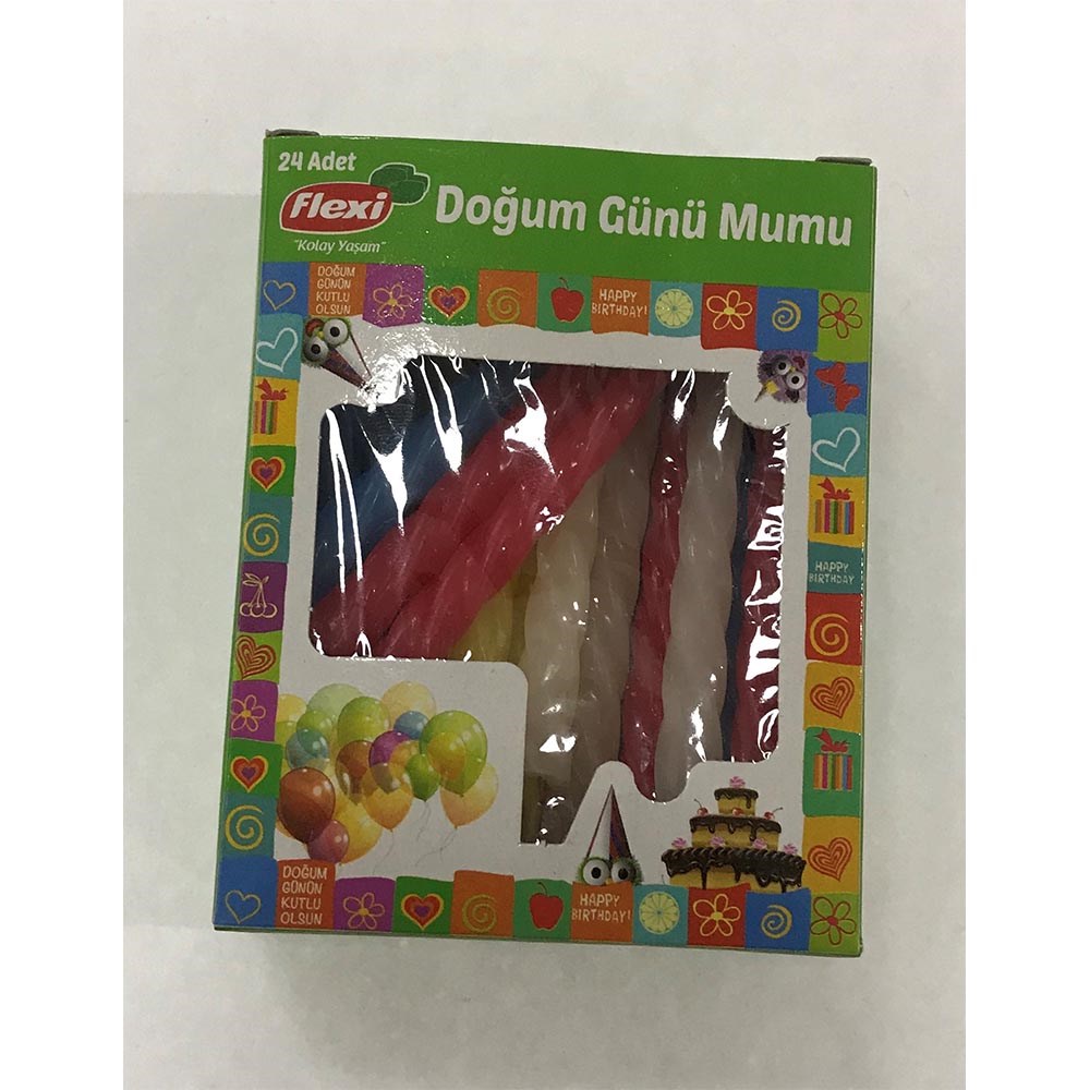 Doğum Günü Mumu 24'lü 50026