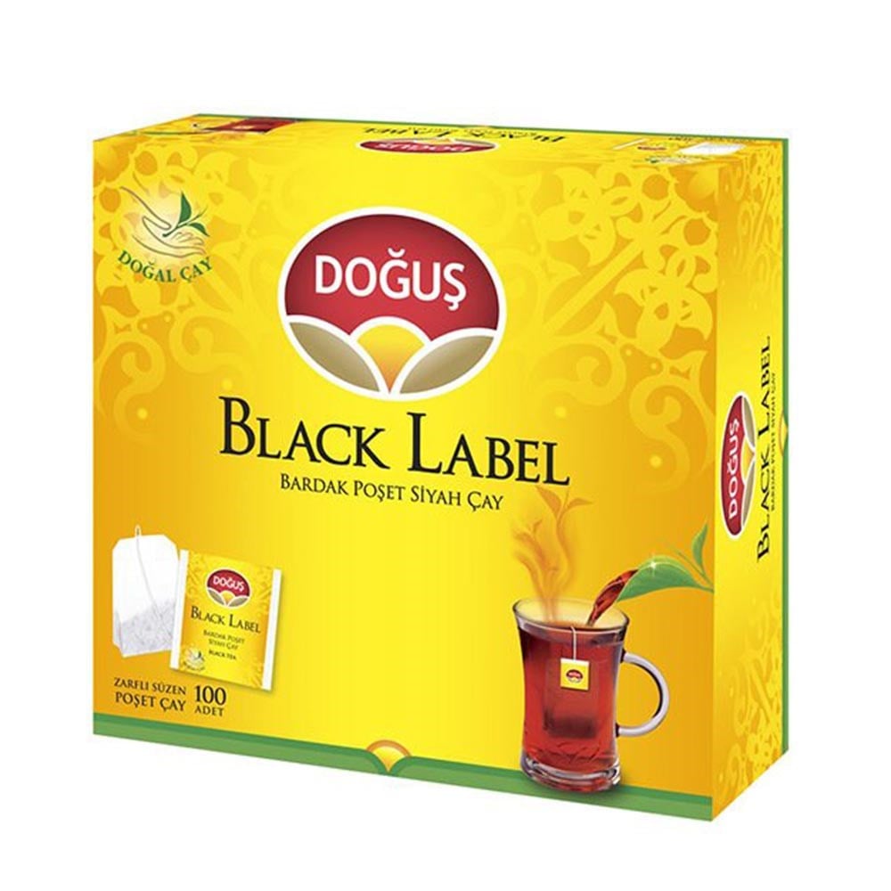 Doğuş Çay Bardak 100'lü Black Label
