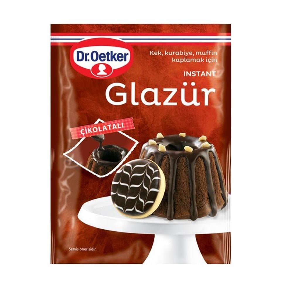 Dr Oetker Glazür Çikolatalı 85 Gr