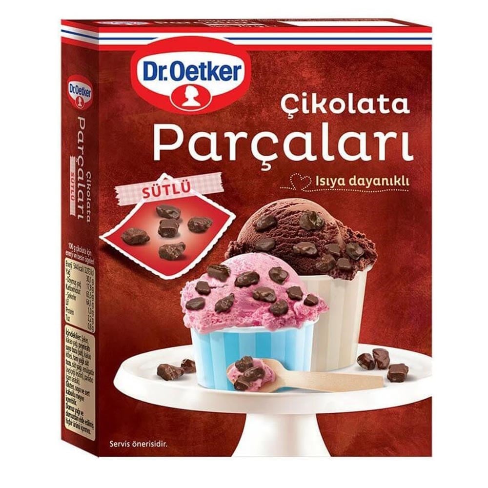 Dr.oetker Çikolata Parçaları Dekor 70 Gr Sütlü