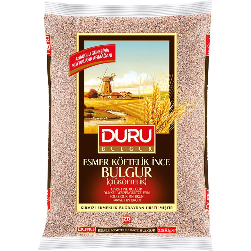 Duru Bulgur 1 Kg Esmer Çiğ Köftelik