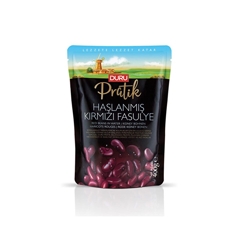Duru Haşlanmış Kırmızı Fasülye 400 Gr