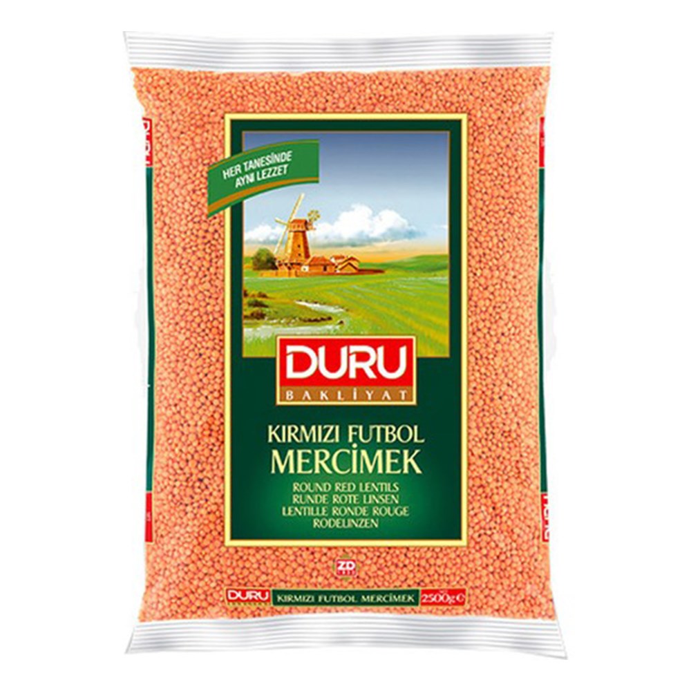 Duru Kırmızı Mercimek 2,5 Kg Futbol