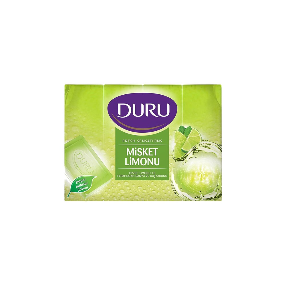 Duru Sabun 600 Gr 4'lü Fresh Misket Limonlu