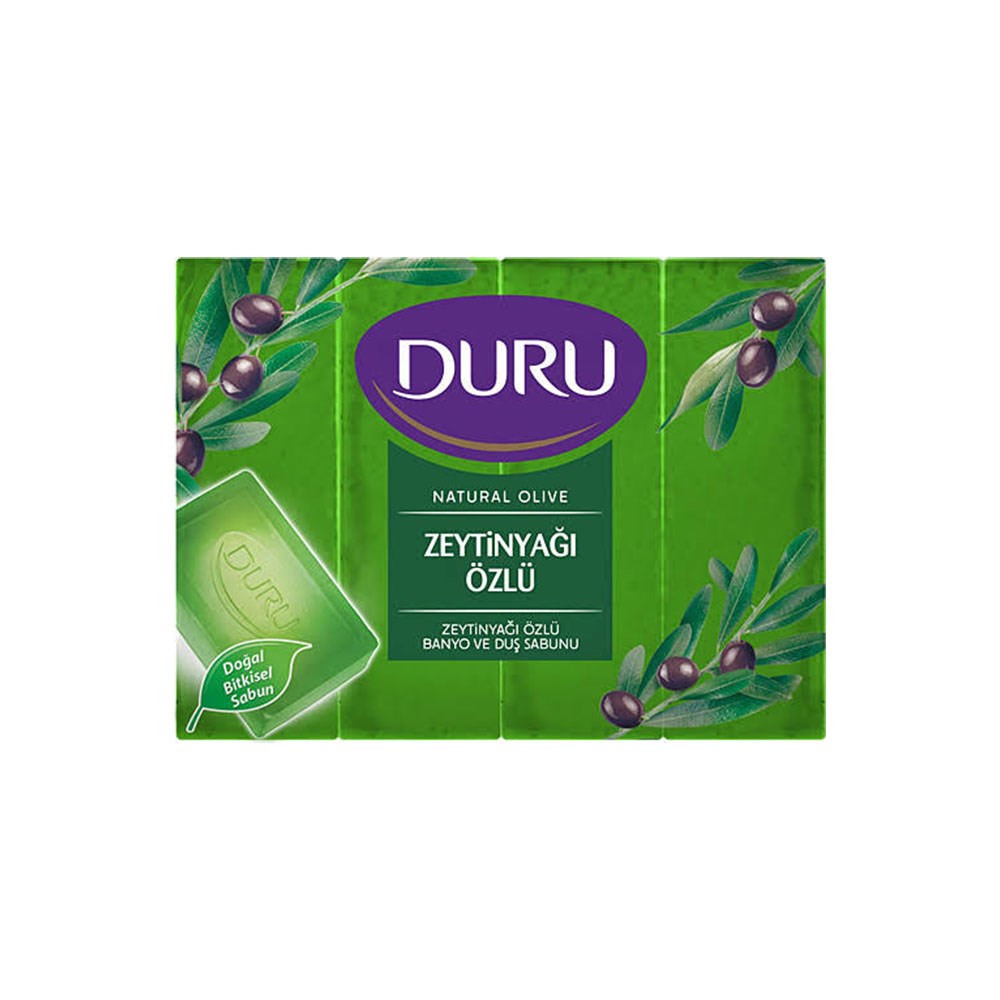 Duru Sabun 600 Gr 4'lü Naturel Olive Zeytinyağlı