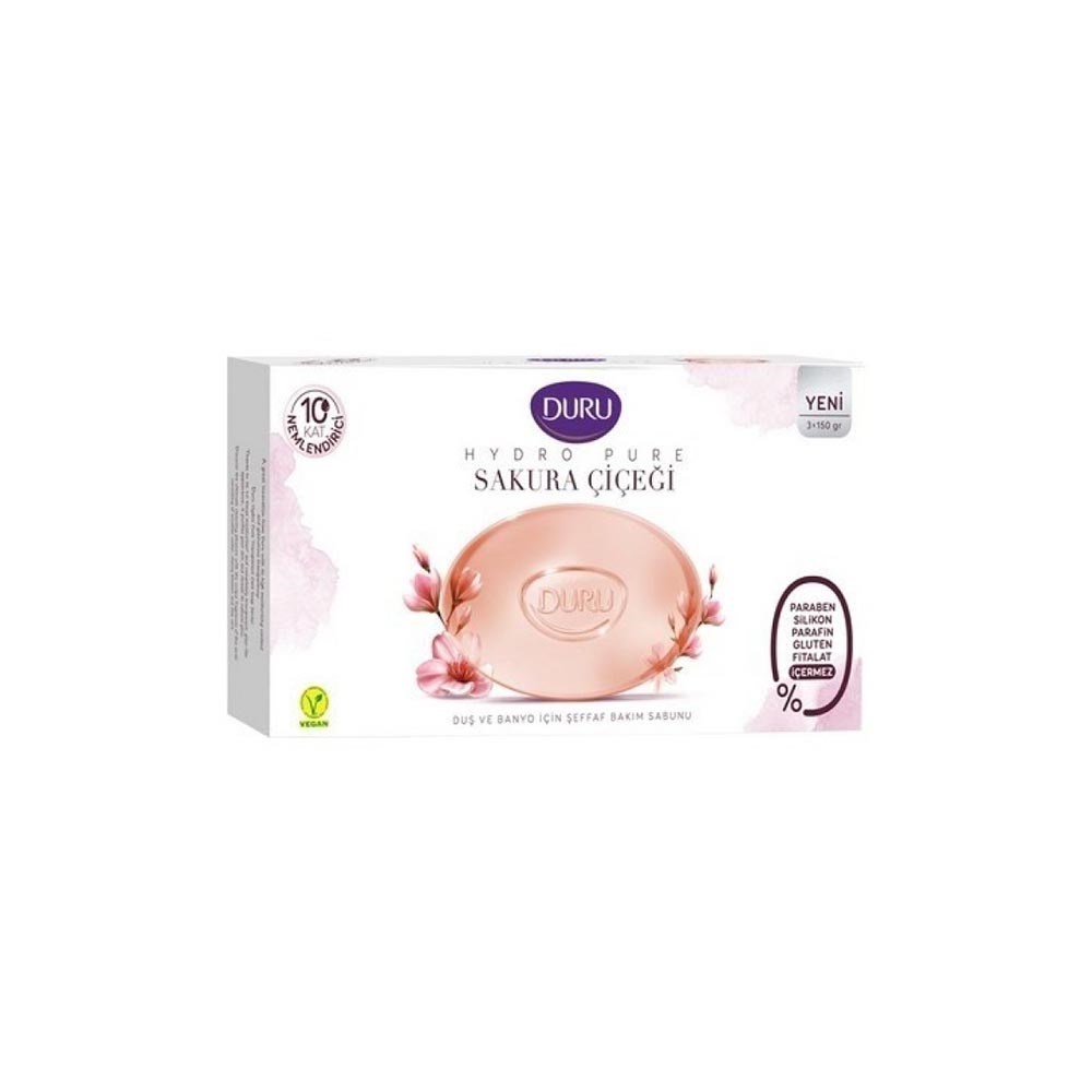 Duru Sabun Hydro Pure 450 Gr 3'lü Micellar