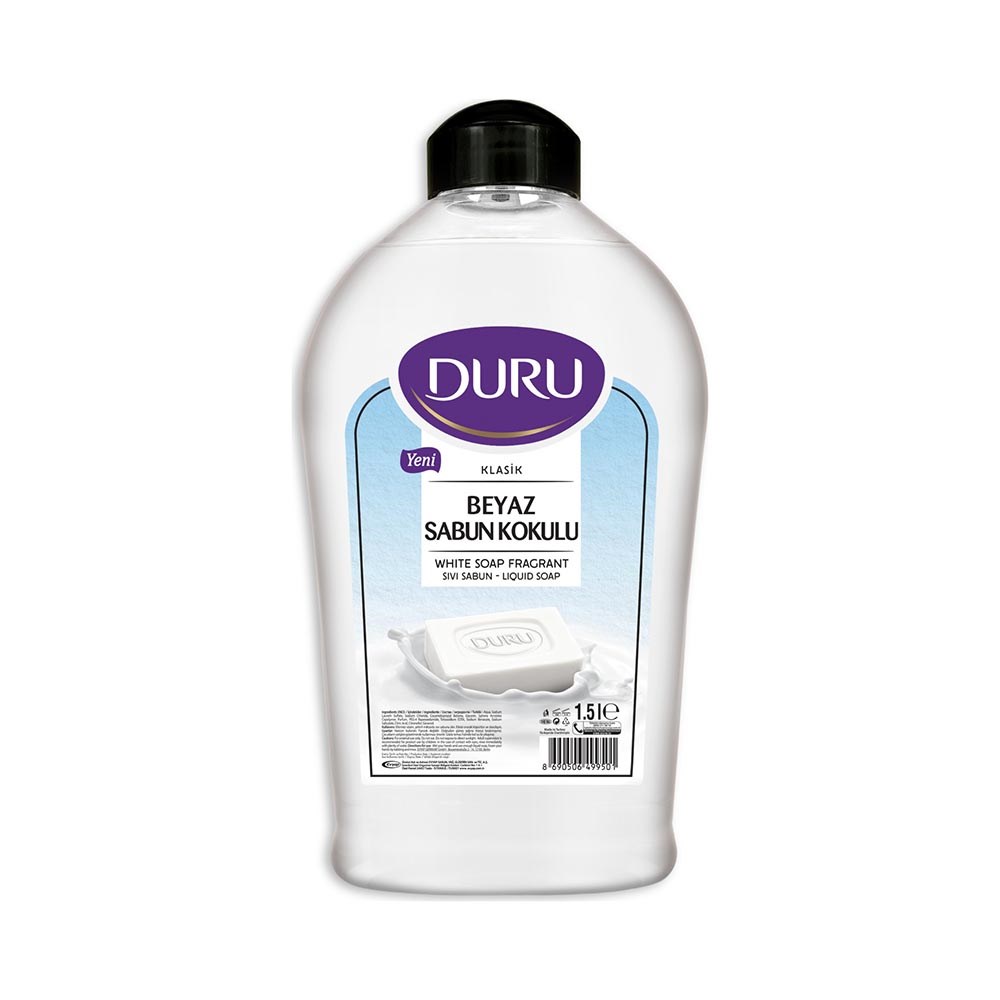 Duru Sıvı El Sabunu 1,5 Lt Beyaz Sab.kokulu