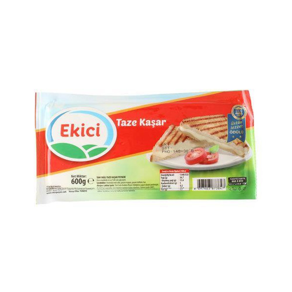 Ekici Kaşar Peyniri 600 Gr