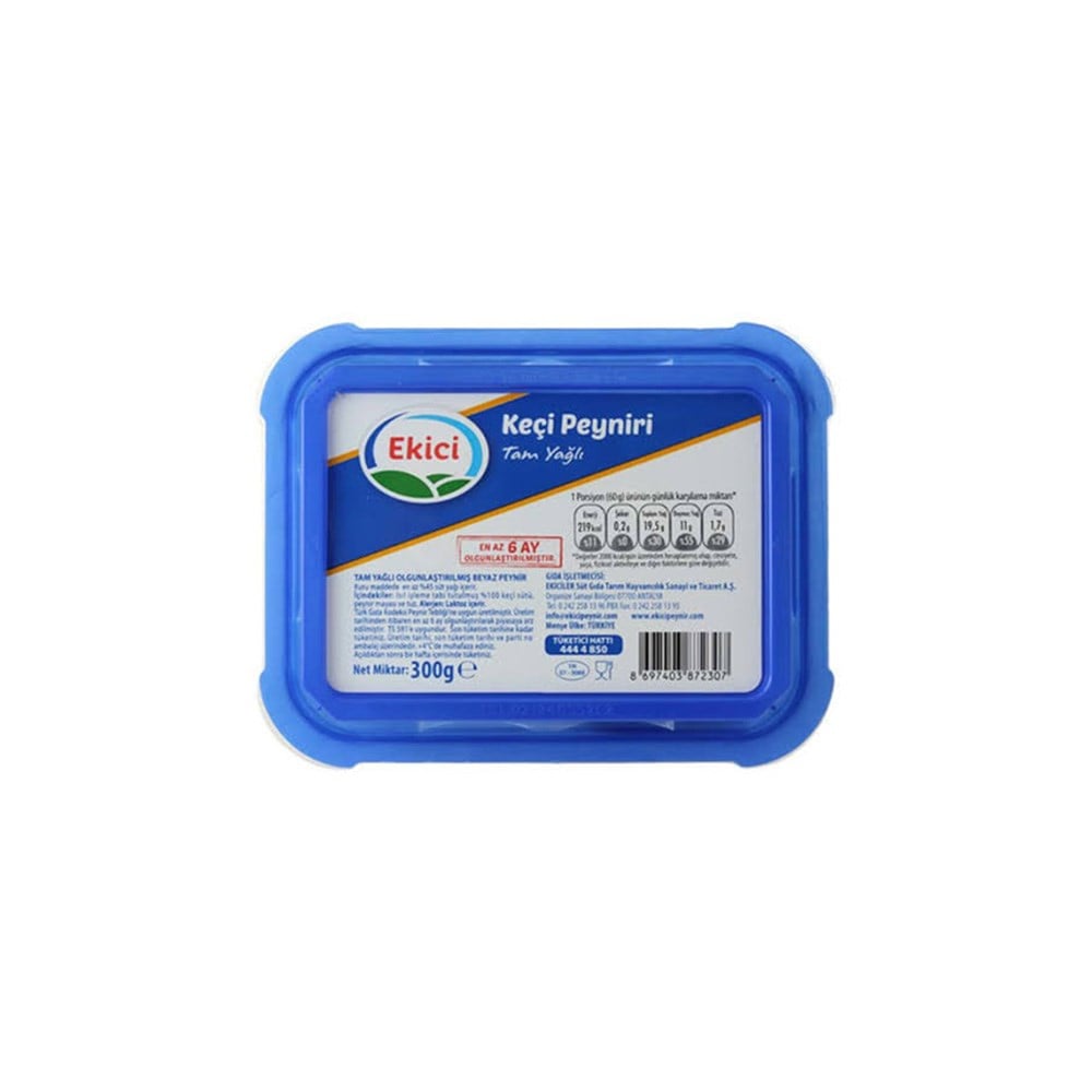 Ekici Keçi Peyniri 300 Gr T.yağlı