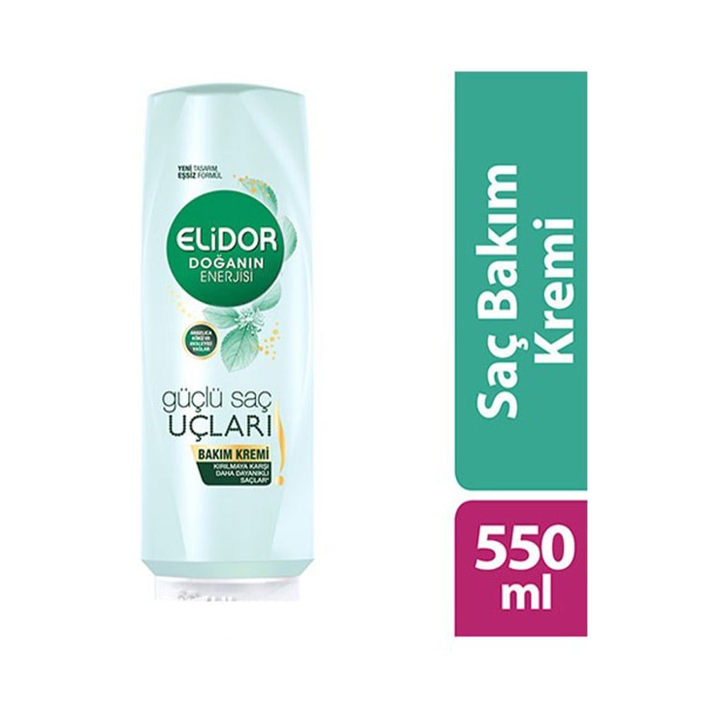 Elidor Saç Kremi 550 Ml Güçlü Saç Uçları