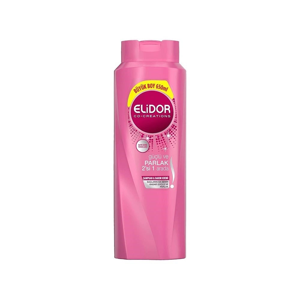 Elidor Şampuan 650 Ml 2si1 Güçlü Ve Parlak
