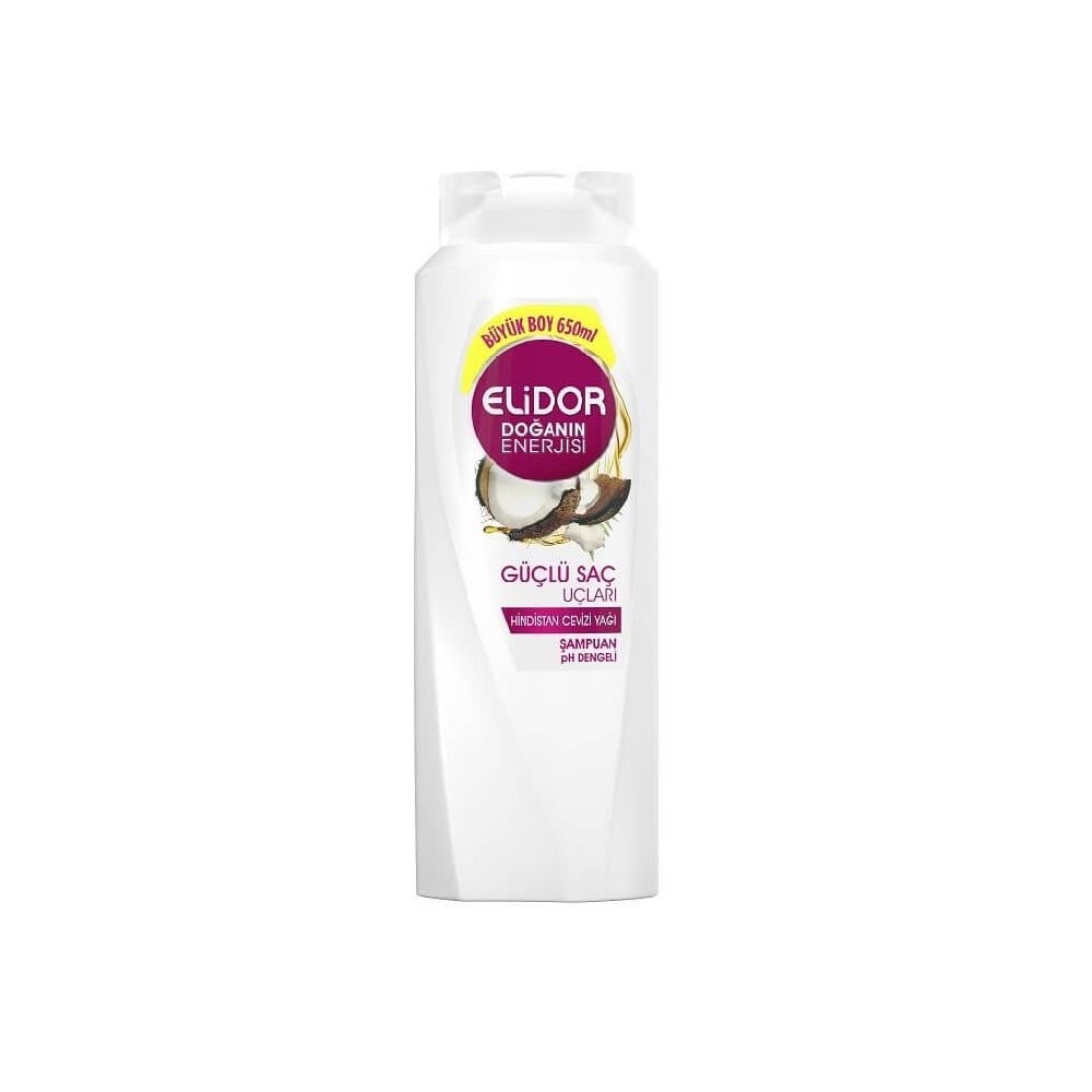 Elidor Şampuan 650 Ml Güçlü Saç Uçları