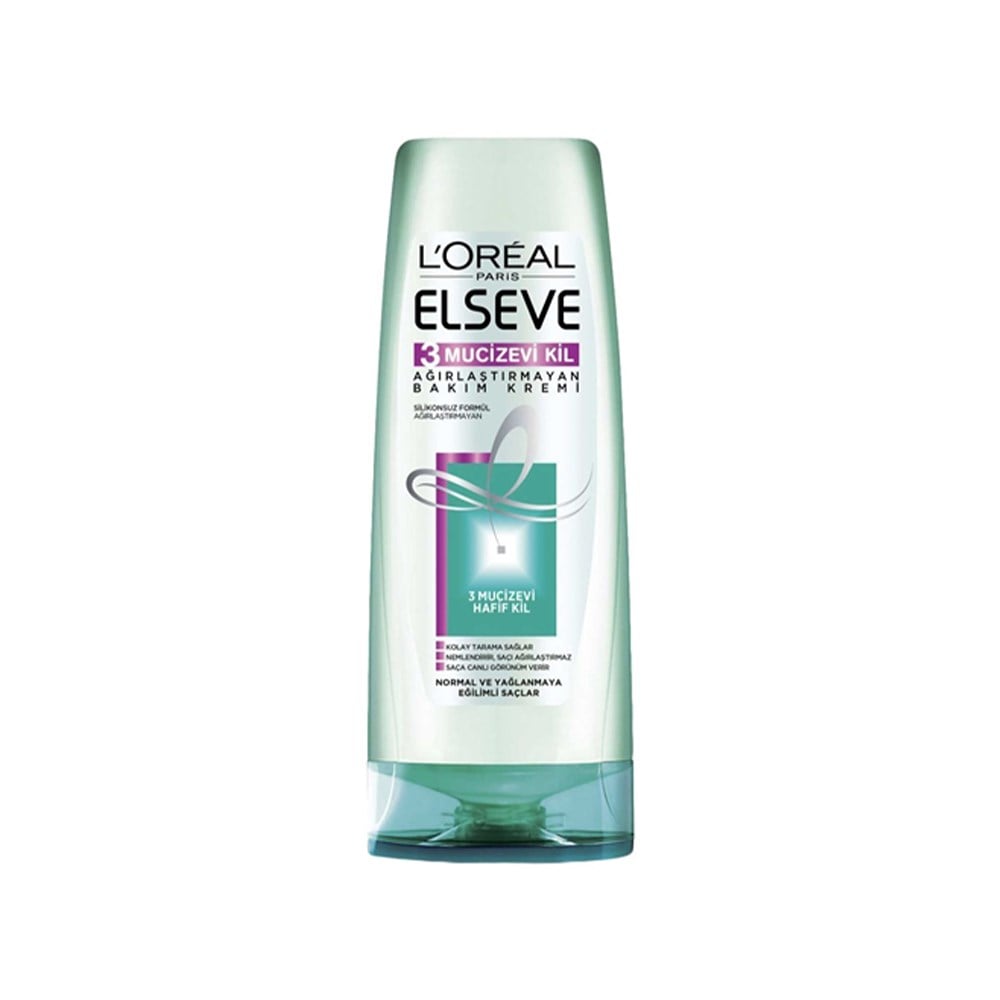 Elseve Saç Kremi 360 Ml 3 Mucizevi Kil