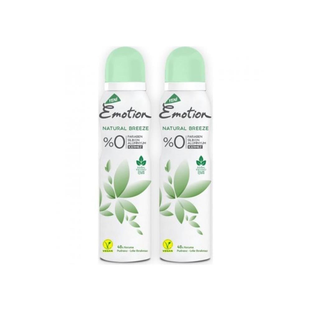 Emotion Deo Sprey 150 Ml + 150 Ml Natural Breeze