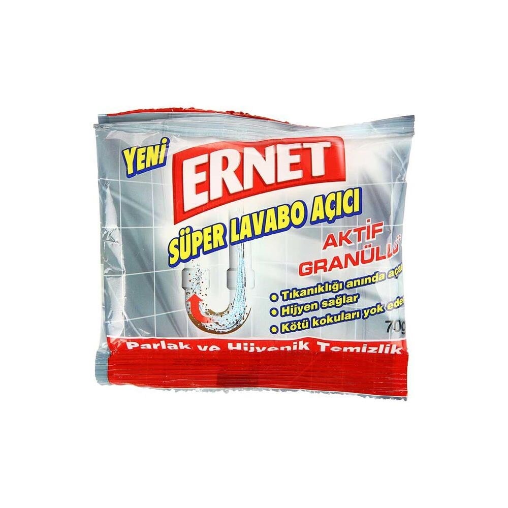 Ernet Lavabo Açıcı 70 Gr Toz Granüllü