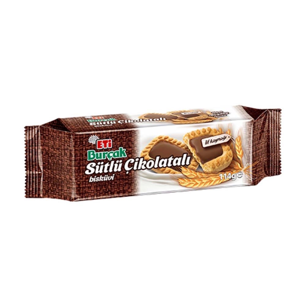 Eti Burçak 114 Gr Sütlü Çikolatalı