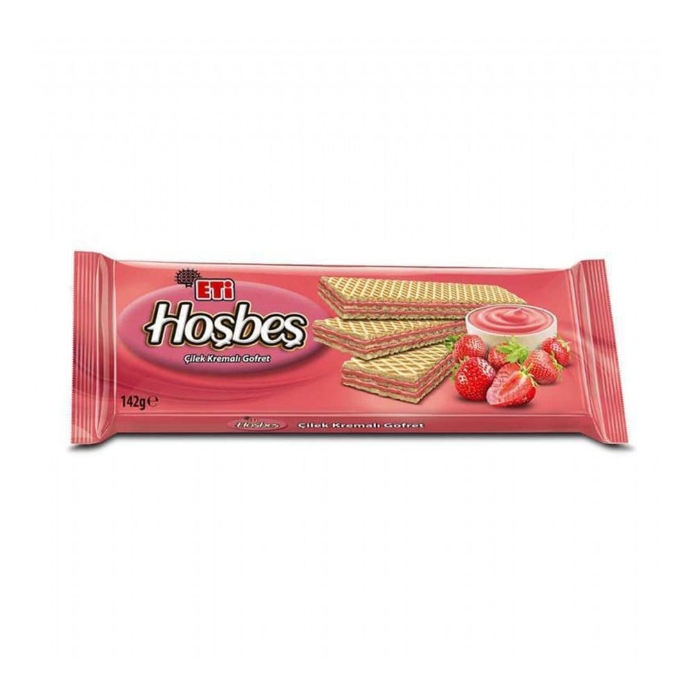 Eti Hoşbeş Gofret 142 Gr Çilekli