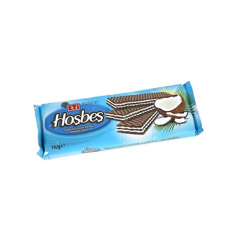 Eti Hoşbeş Gofret 142 Gr H.cevizli Kakaolu