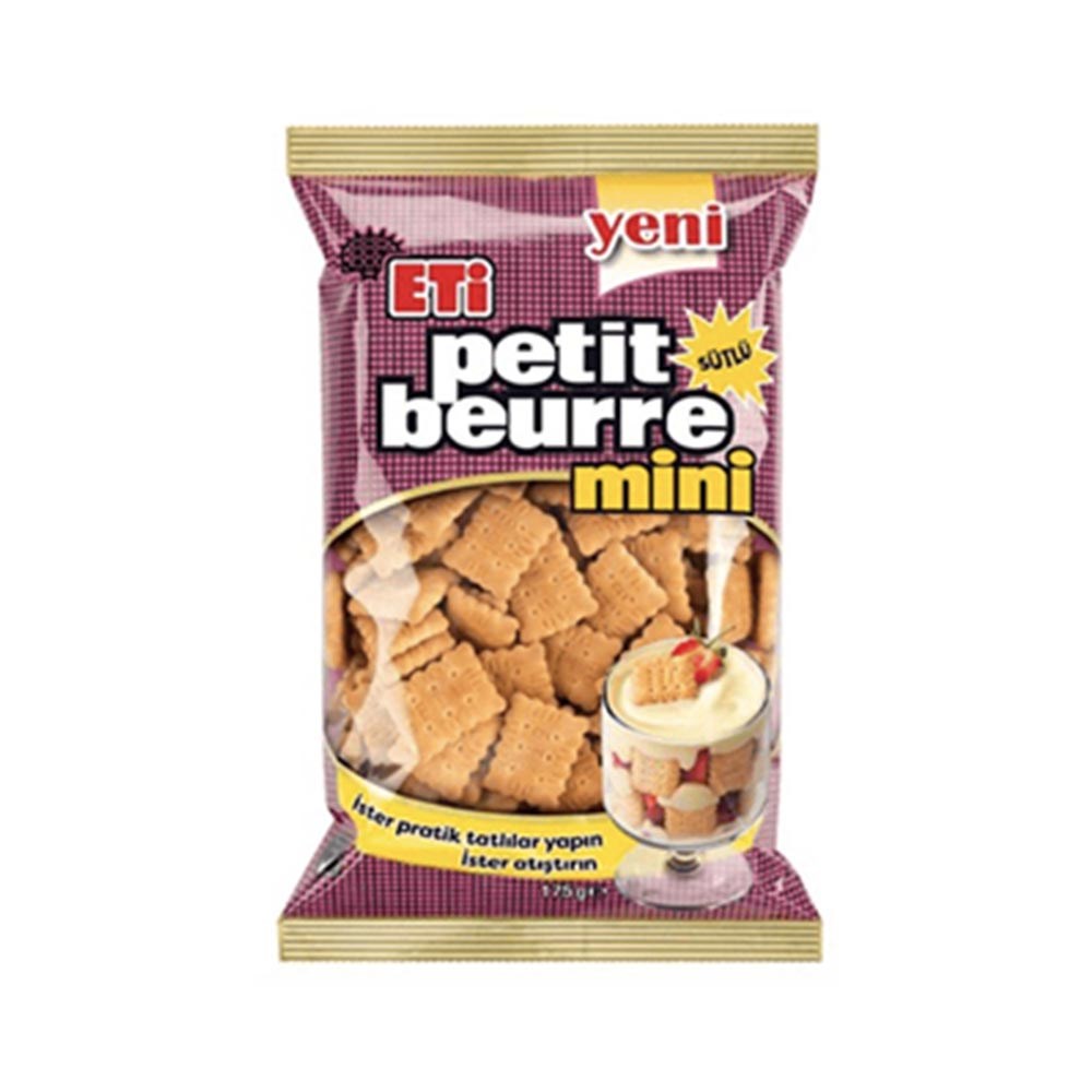 Eti Petit Beurre Mini 175 Gr Sütlü