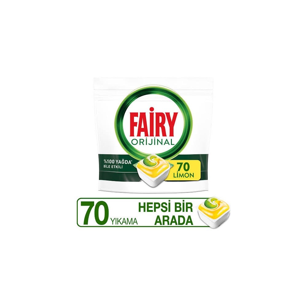 Fairy Kapsül Hepsi Bir Arada 70'li Limon