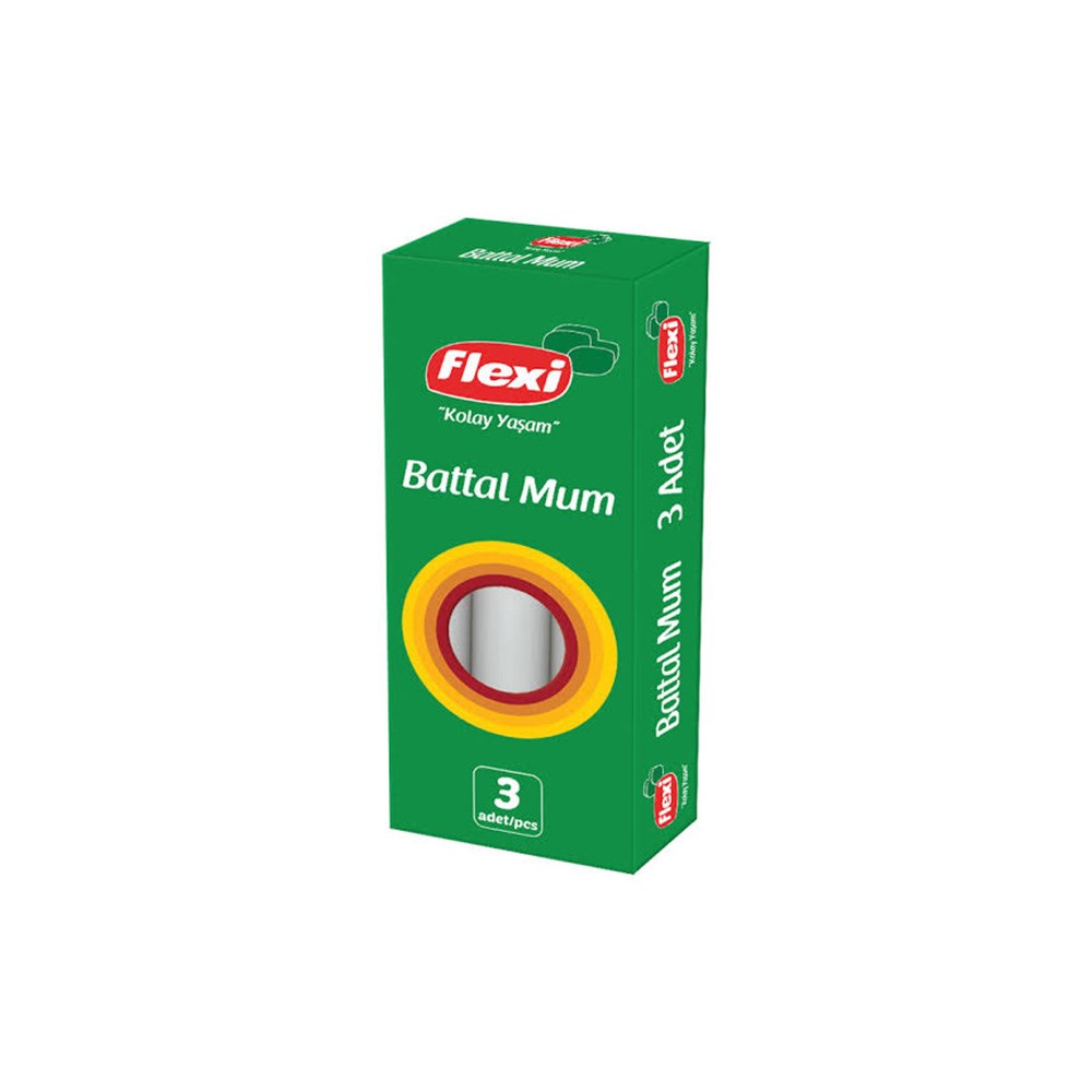 Flexi Battal Mum 3'lü