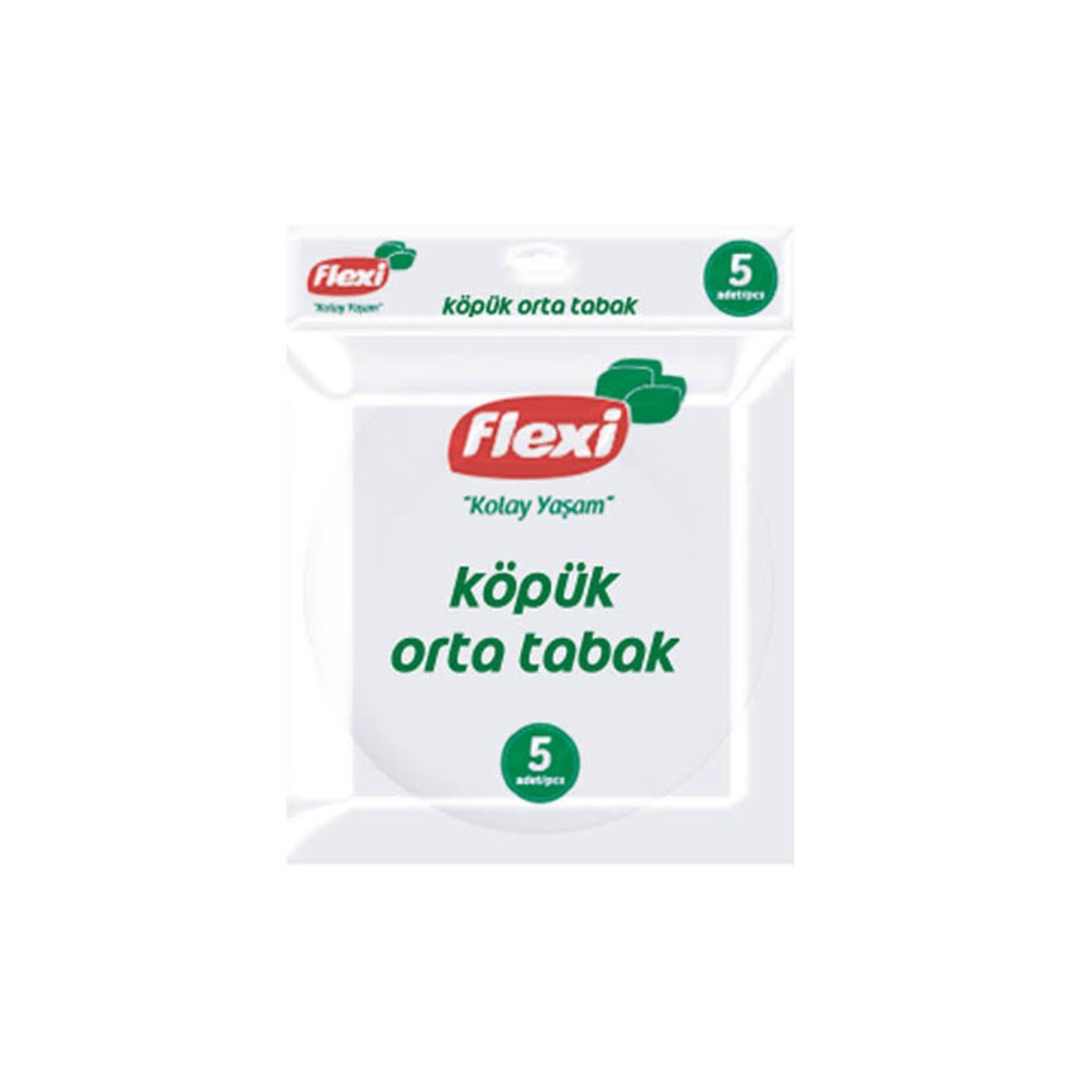 Flexi Kullan-at Köpük Tabak 5'li Orta