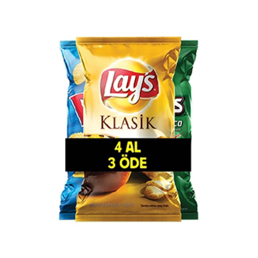 Frıtolay Aile 80 Gr Lays 4 Al 3 Öde Dor.ruf.