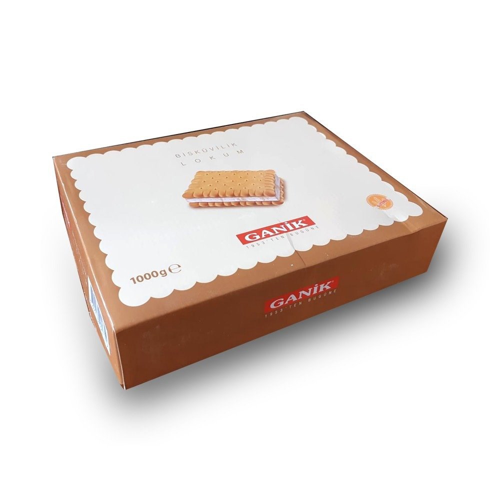 Ganik Lokum 1000 Gr Bisküvilik Lokum