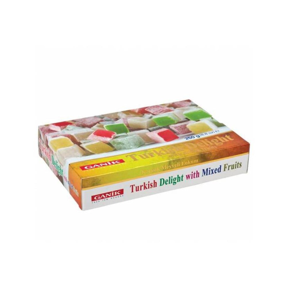 Ganik Lokum 1000 Gr Çifte Kavrulmuş Meyveli Kuş