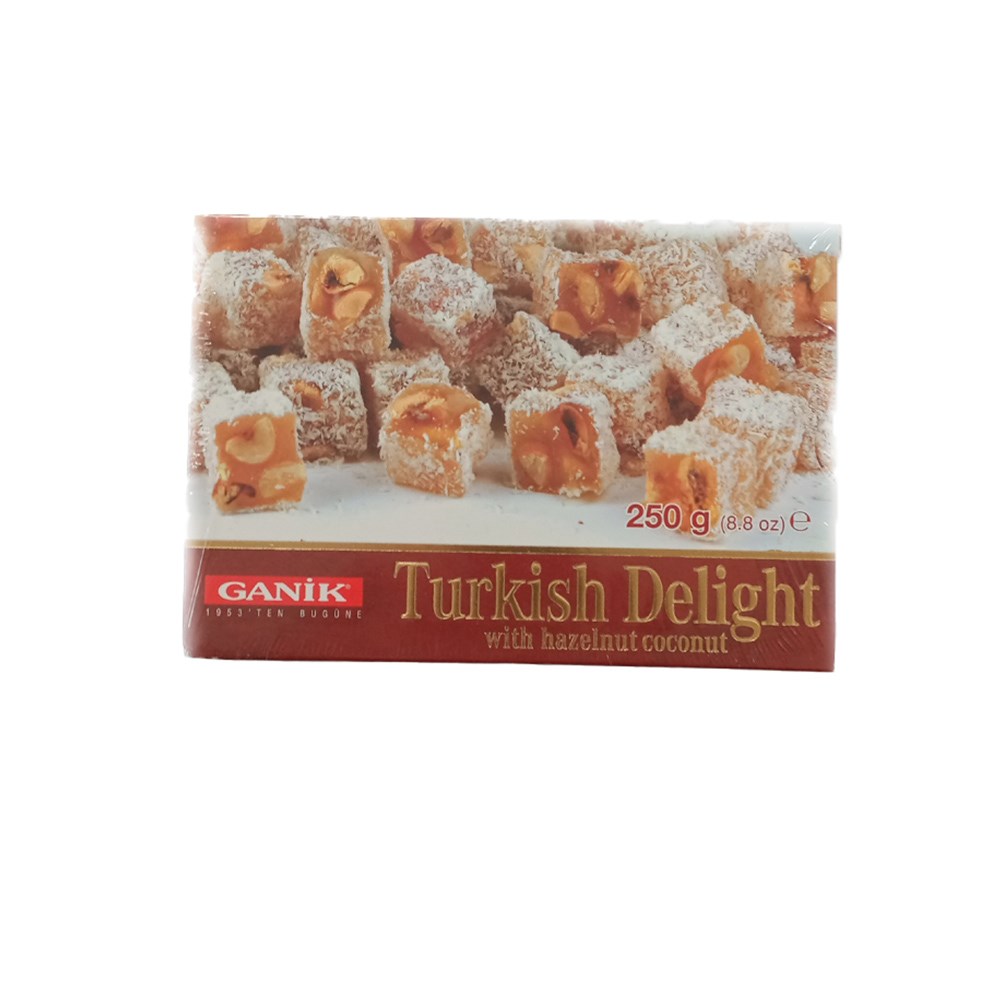 Ganik Lokum 250 Gr Çif.kav.fındık H.cevizli