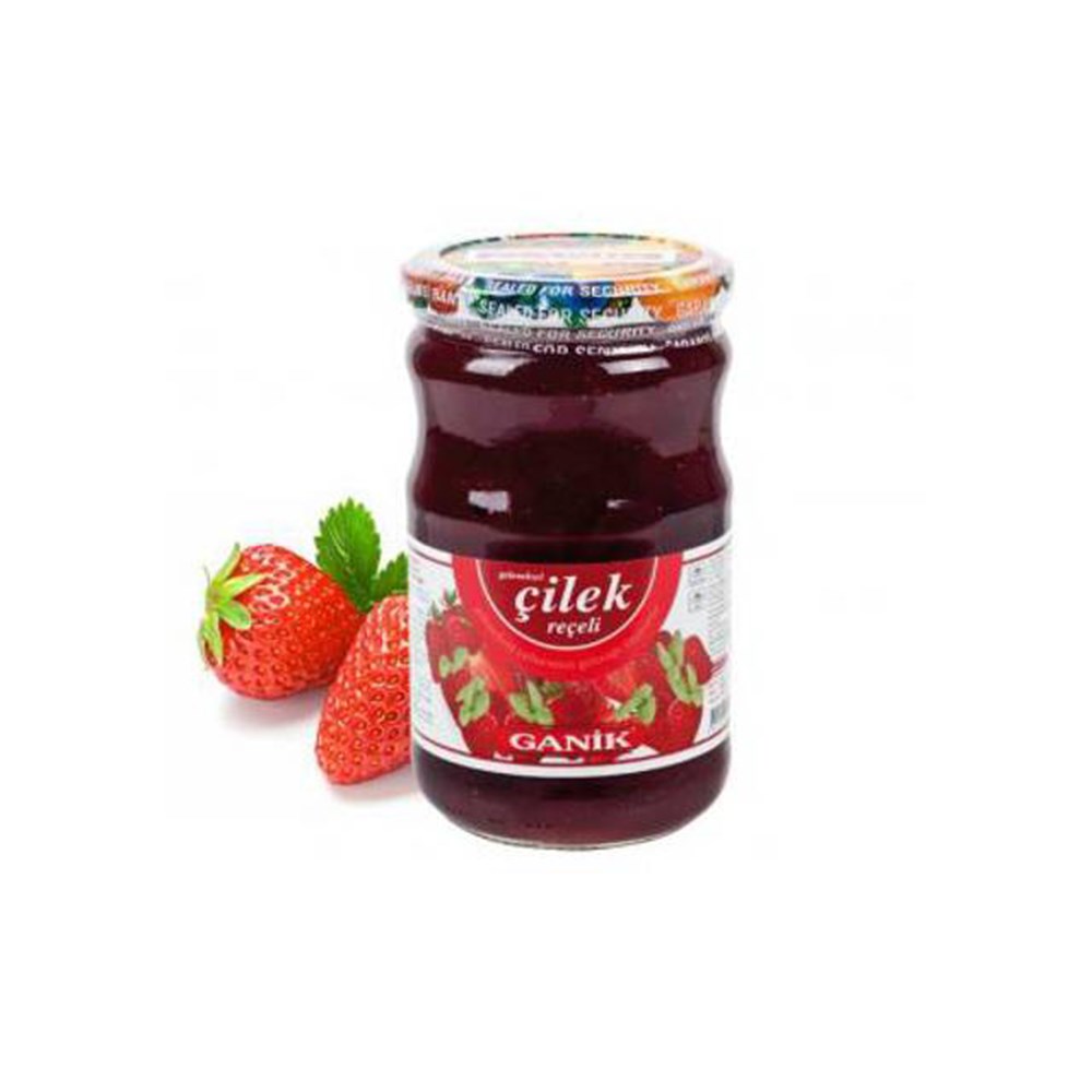 Ganik Reçel 800 Gr Cam Çilek