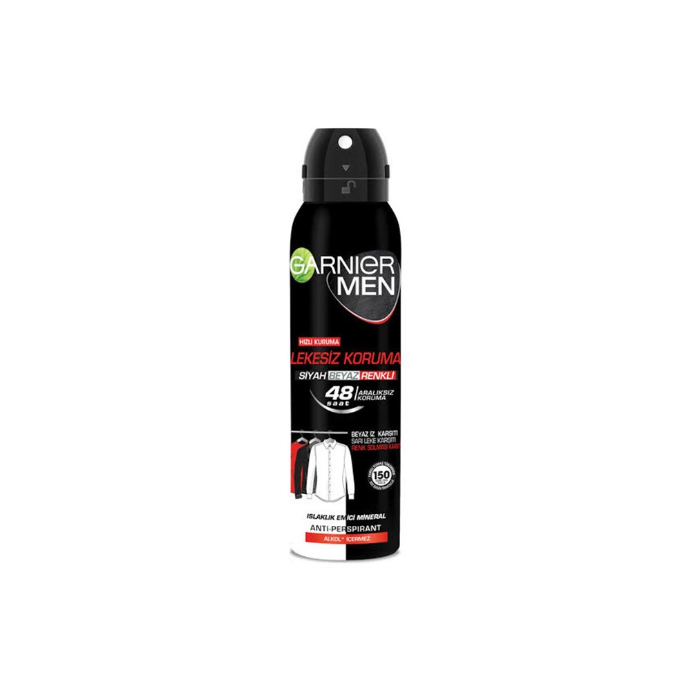 Garnıer Deo Sprey 150 Ml Men Lekesiz Koruma