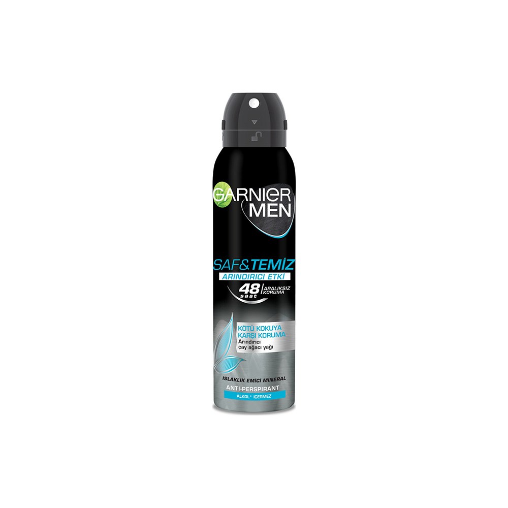 Garnıer Deo Sprey 150 Ml Men Saf&temiz