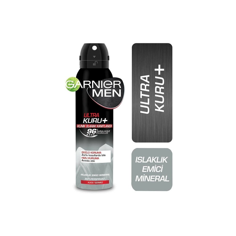 Garnıer Deo Sprey 150 Ml Men Ultra Kuru