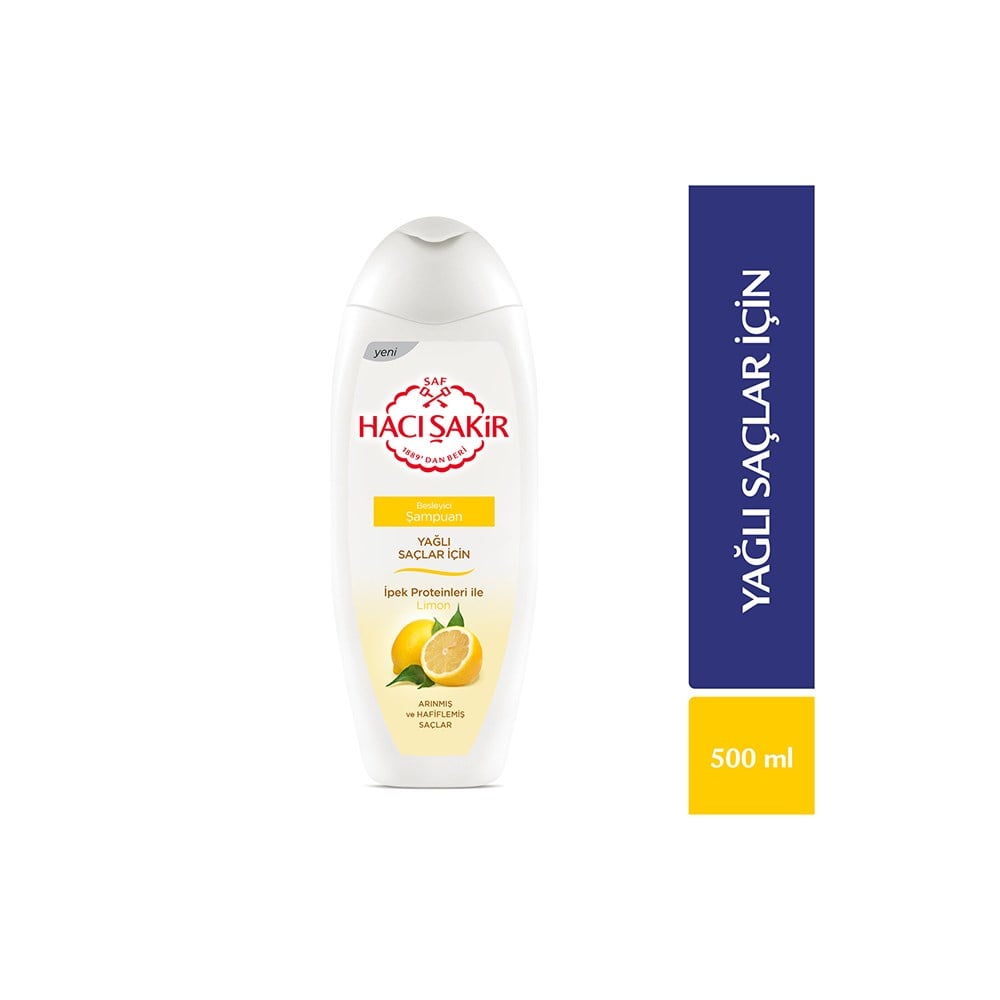 H.şakir Şampuan 500 Ml Yağlı Saçlar Limon