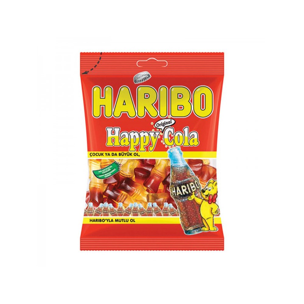 Haribo 80 Gr Happy Cola
