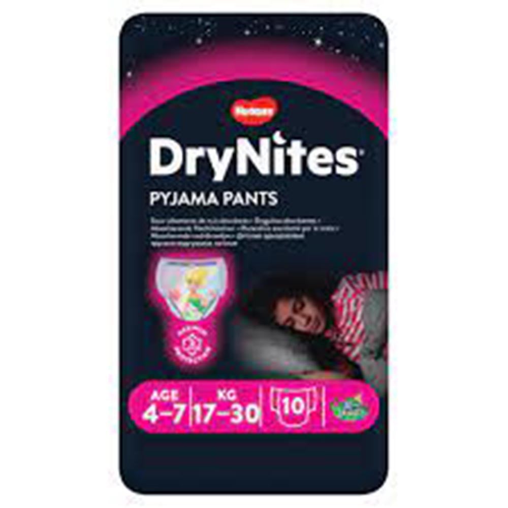 Huggıes Dry Nites 4-7 Yaş Kız 17-30 Kg 10 Adet