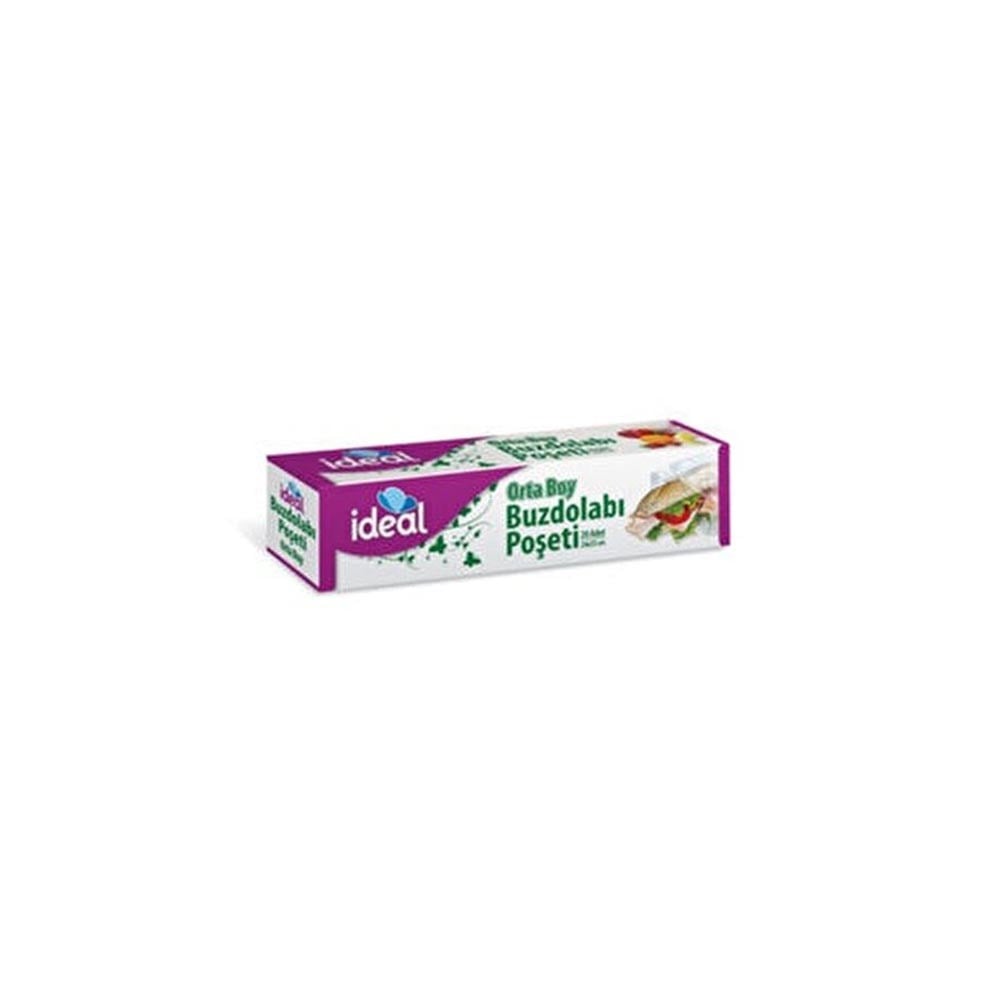 İdeal Buzdolabı Poşeti 30'lu Orta Boy 24x38