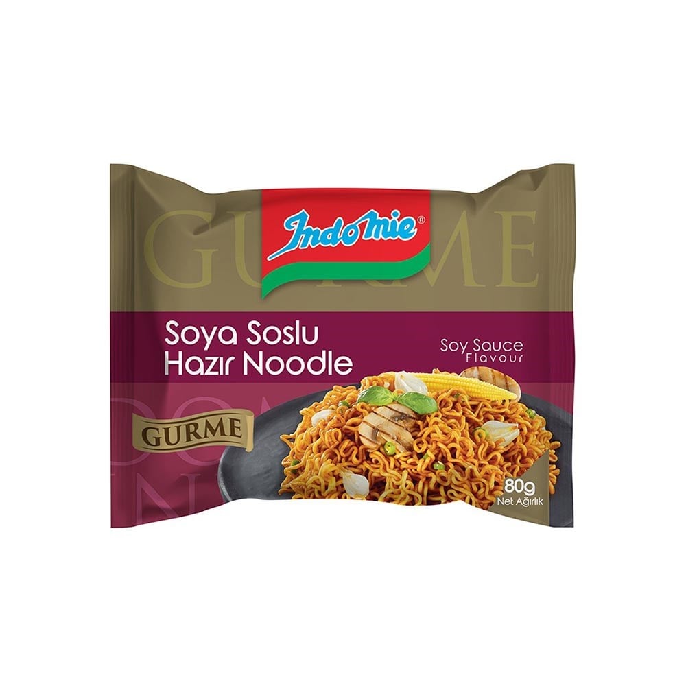 İndo Mie Hazır Noodle 80 Gr Soya Soslu