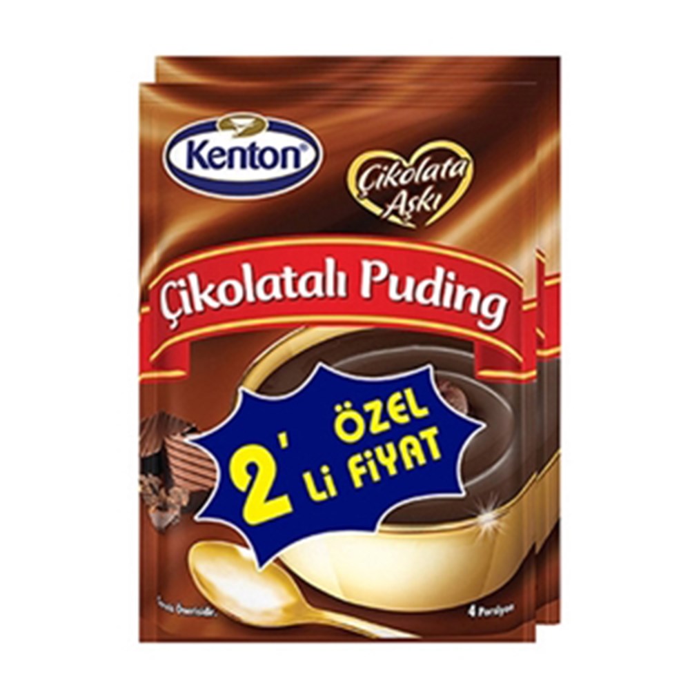 Kenton Puding Toz 2'li Çikolatalı