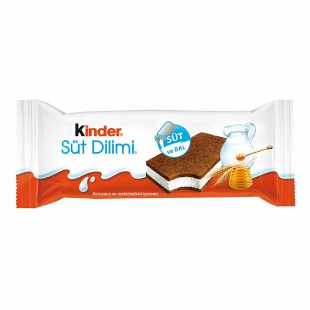 Kinder Sütlü Ve Ballı Süt Dilimi 28 Gr