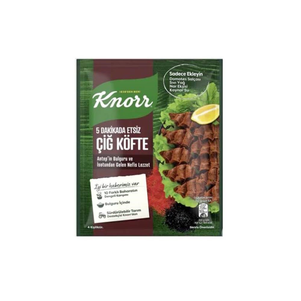 Knor Çiğ Köfte Seti 120 Gr Etsiz