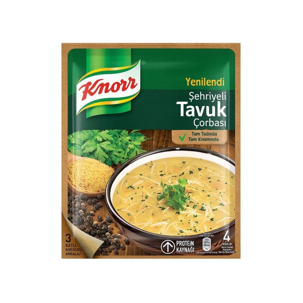 Knor Çorba Klasik 51 Gr Şehriyeli Tavuk