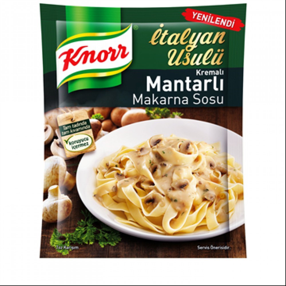 Knor Makarna Sosu 52 Gr Kremalı Mantarlı