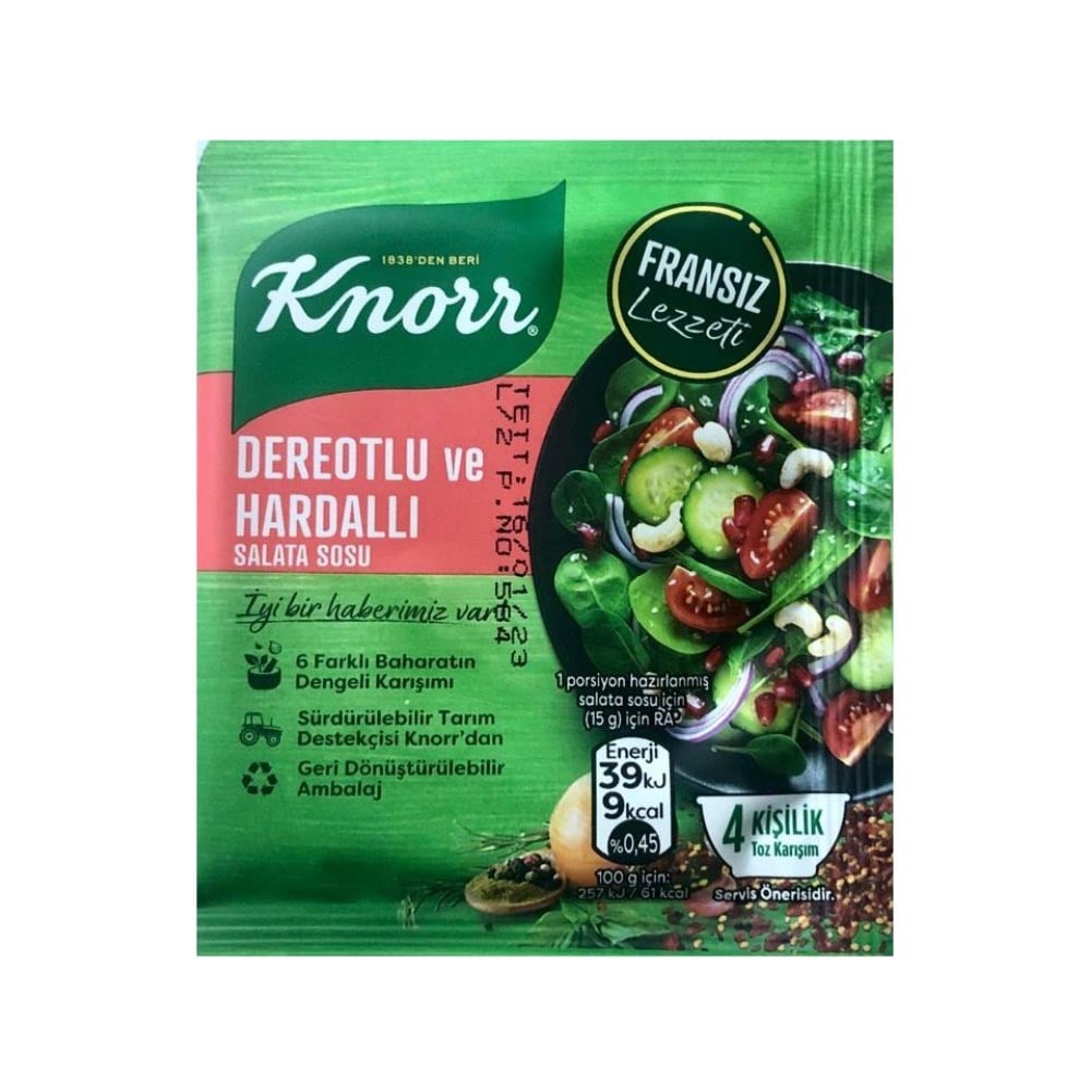 Knor Salata Sosu 5'li Dereotlu Ve Hardallı