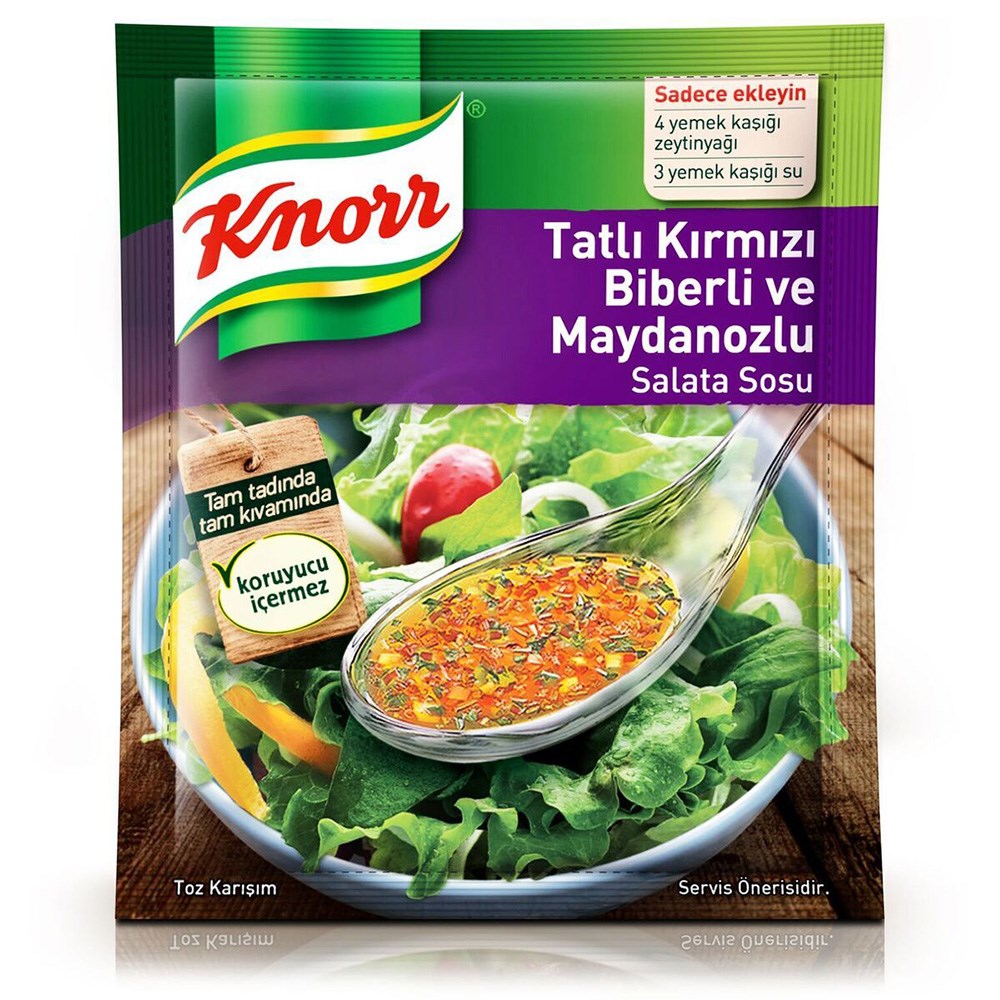 Knor Salata Sosu 5'li Paket Tat.kırm.biberli